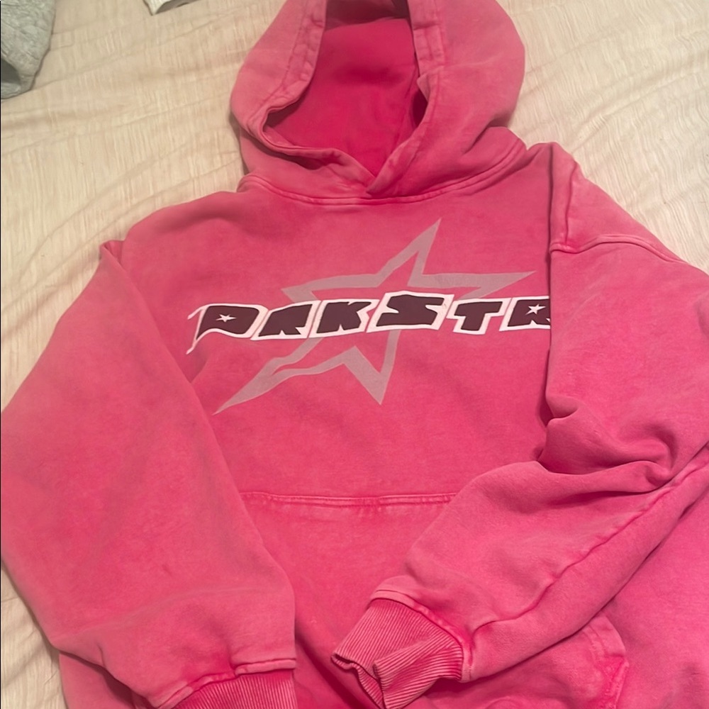 Pink Graphic Hoodie